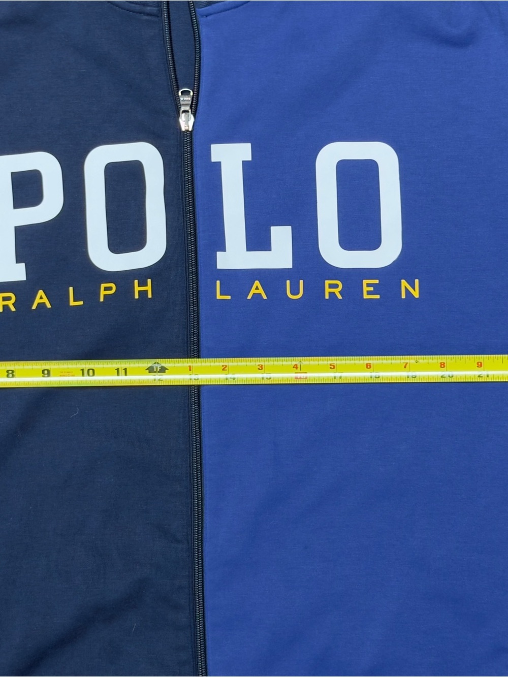 Polo Ralph Lauren Track Jacket XXL Colorblock Spell Out Tennis Blue Red Green - Picture 3 of 6